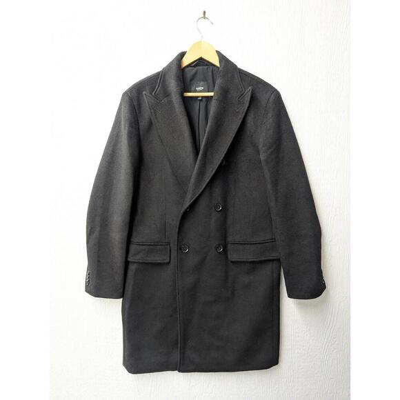 Express Recycled Wool Water Resistant Date Formal Jacket Capsule Peacoat Medium - Picture 1 of 7